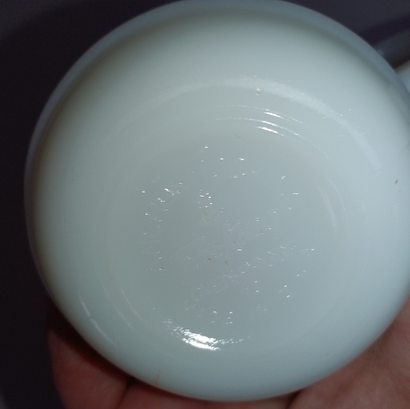 1958 Anchor Hocking VTG PEANUTS SNOOPY Milk Glass  Drinking Mug Cup -Super Rare! - Picture 3 of 15